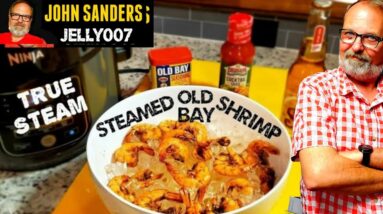 STEAMED SHRIMP at home NINJA FOODI how to steam seafood OLD BAY Seasoning Recipe Real Steam Review