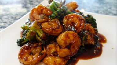 Amazing Shrimp And Broccoli In Garlic Sauce 🥦🍤