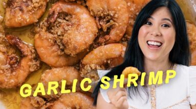 I Recreated World Famous Garlic Shrimp Scampi | Honeysuckle Hawaiian Adventures