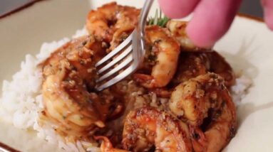 Barbecue Shrimp - New Orleans Style Garlic Pepper Shrimp Recipe