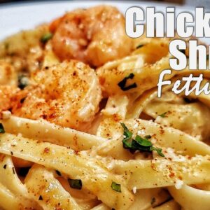 Cajun Chicken and Shrimp Fettuccine | Crockpot Recipes