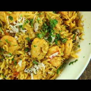 Prawns Pulao Recipe | How To Make Prawn Pulao | Shrimp Pulao | Jhinga Pulao | Recipe by Varun