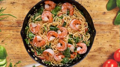 Creamy Tuscan Shrimp Pasta | Easy Pasta Recipes for Beginners | So Yummy