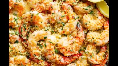 Crispy Baked Shrimp Scampi