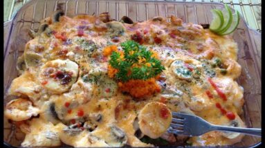 Dynamite Bake shrimp and scallops  recipe