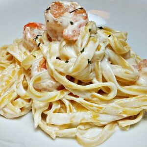 Easy Creamy Pasta Sauce | Creamy Shrimp Fettuccini Pasta Recipe
