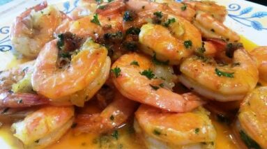 Easy Garlic Buttered Shrimp