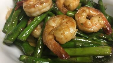 Easy Stir Fry Shrimp with Asparagus Recipe