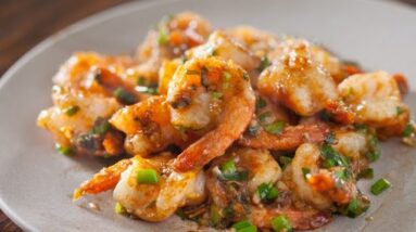 Garlic Ginger Shrimp Stir fry Recipe