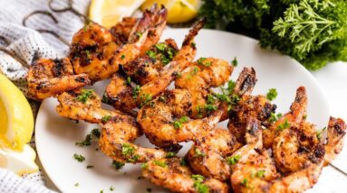 How to Make Easy Grilled Shrimp | The Stay At Home Chef