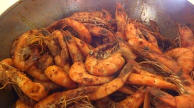 Louisiana Spicy Shrimp Recipe (Boiling Crab - Whole Sha-Bang Style)