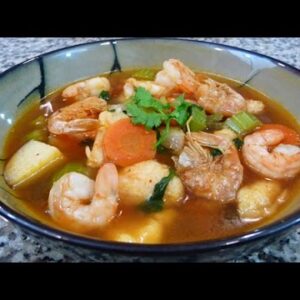 Mexican Shrimp Soup Recipe, easy delicious family recipe,