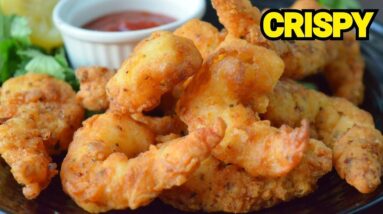 CRISPY PRAWN FRIED Original Restaurant Recipe || Fried Shrimp by (YES I CAN COOK) #PrawnTempura