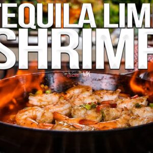 Quick and Easy Tequila Lime Shrimp Recipe | SAM THE COOKING GUY 4K