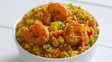Quinoa Shrimp Bowl