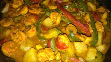 EASY & DELICIOUS CURRY SHRIMP RECIPE | HOW TO MAKE JAMAICAN CURRY SHRIMP 🇯🇲