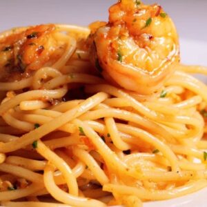 Spicy Garlic Shrimp Pasta in 20 Minutes