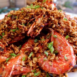 How to cook Hong Kong Crispy Garlic Shrimp - Typhoon Shelter Fried Prawns 避风塘炒虾 Chinese Prawn Recipe